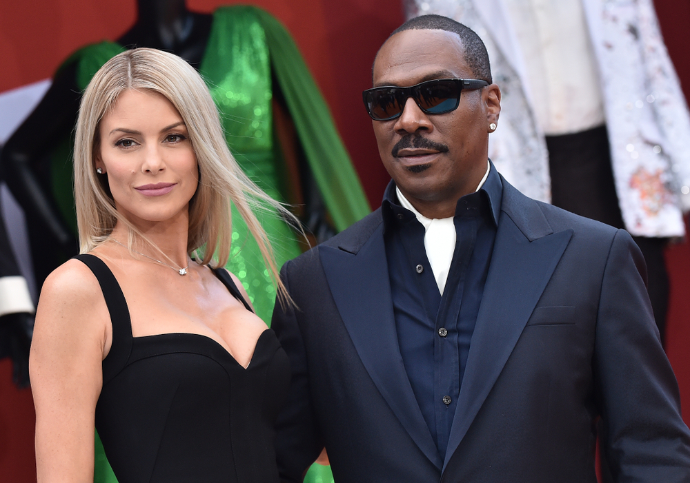 Paige Butcher and Eddie Murphy arrives for 'Dolemite Is My Name' Los Angeles Premiere - 2019