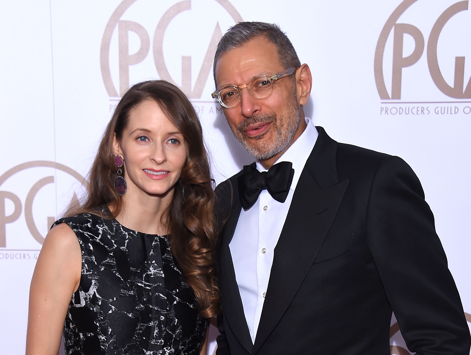 Jeff Goldblum & Emilie Livingston arrives to the 26th Annual Producers Guild Awards  - 2015