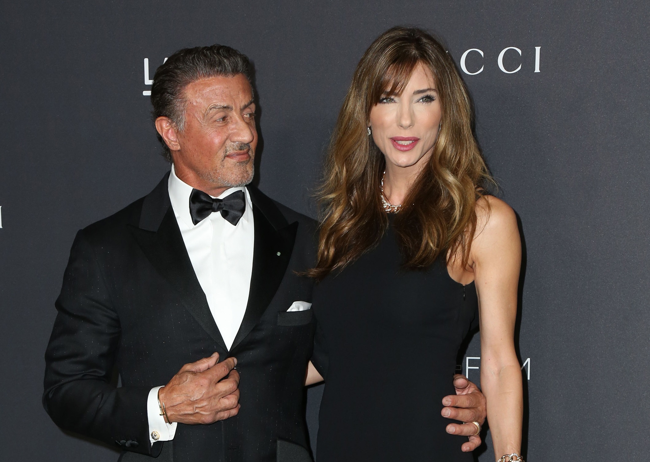 Sylvester Stallone, Jennifer Flavin at the 2016 LACMA Art + Film Gala