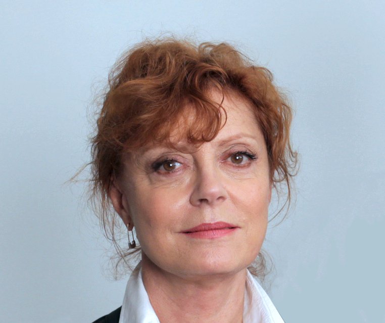 Portrait Photo of Susan Sarandon at the set of 'American Mirror'.