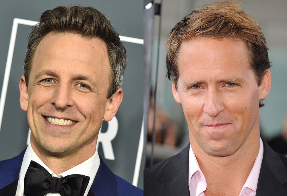 Seth Meyers And Nat Faxon