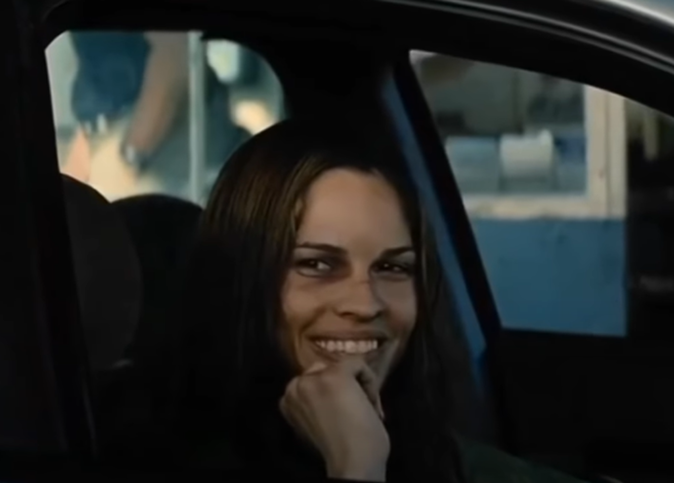 Screenshot of Hilary Swank as Maggie Fitzgerald - from Million Dollar Baby (2004)