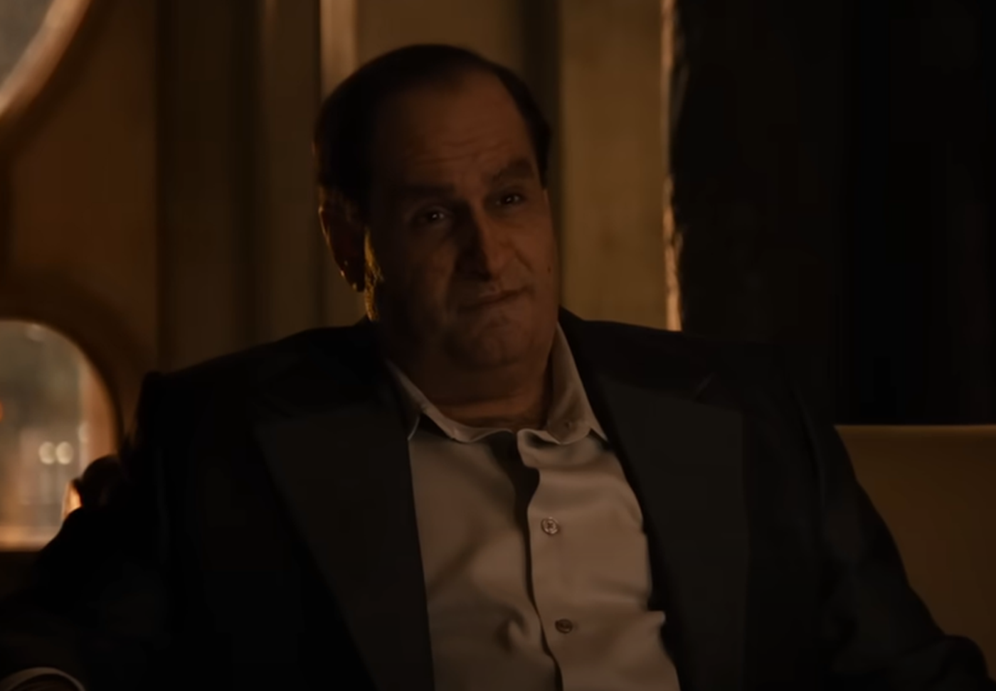 Screenshot of Colin Farrell as Oz, The Penguin - from The Batman (2022)