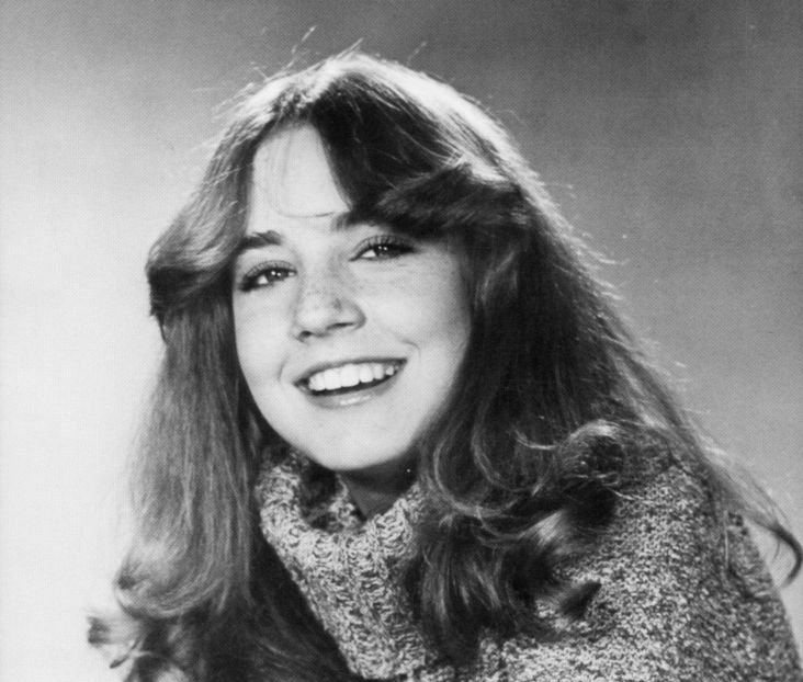 Grayscale Portrait Photo of Dana Plato