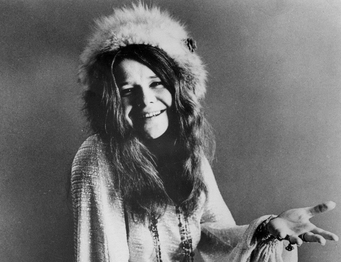 Publicity photo from photo session of Janis Joplin