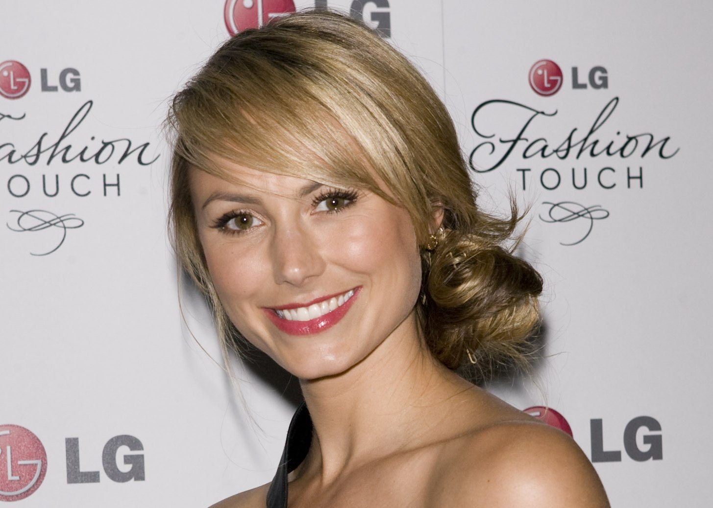 Portrait Photo of Actress Stacy Keibler, smiling and facing the camera