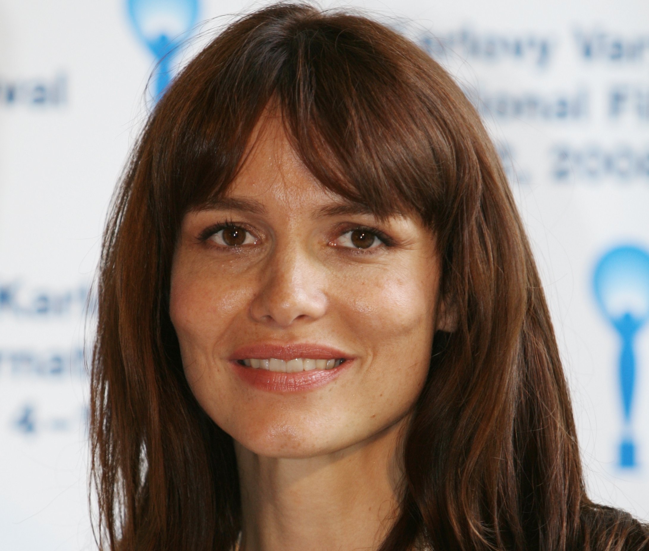 Actress Saffron Burrows at 43rd Karlovy Vary International Film Festival