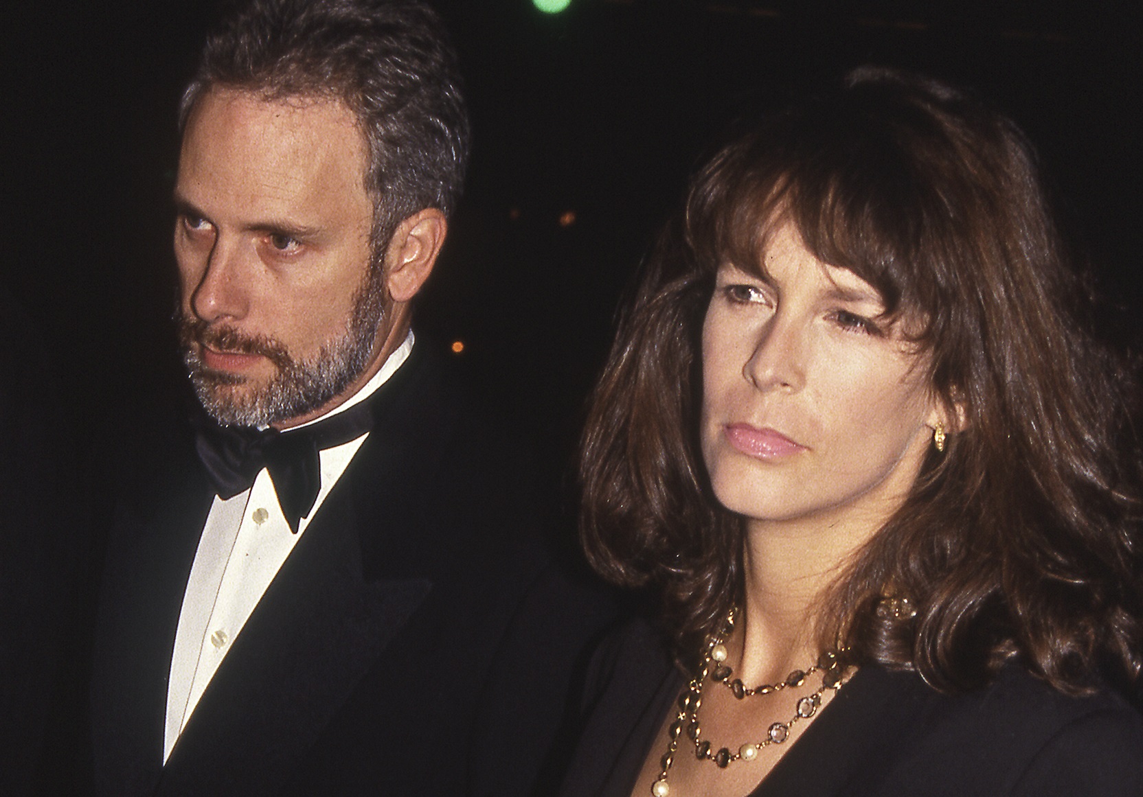 Jamie Lee Curtis and husband, Christopher Guest - 1990