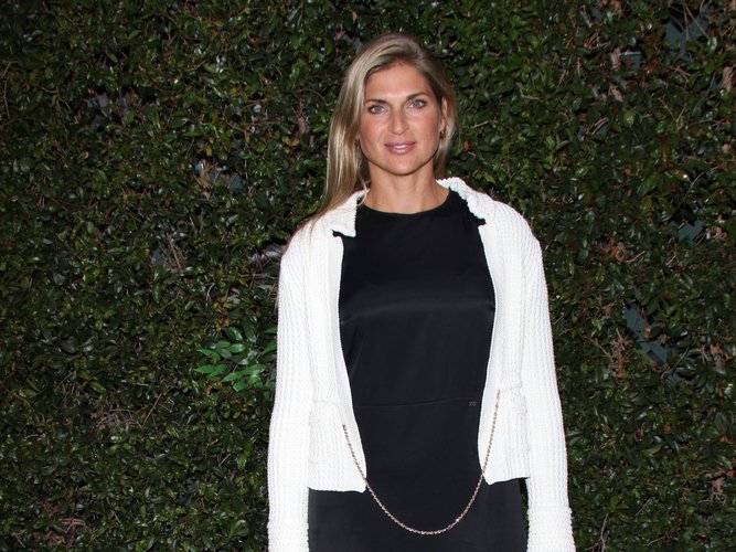 Gabrielle Reece at a Benefit Dinner For The Natural Resources Defense Council's Ocean Initiative