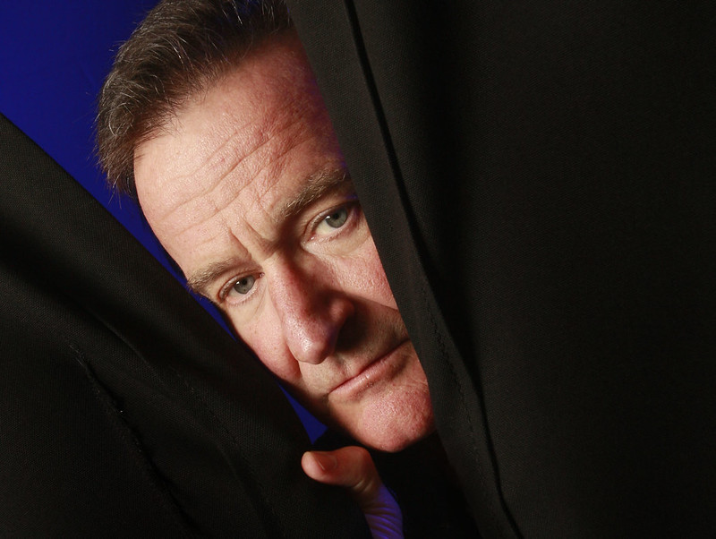 Portrait Photo of American actor and comedian Robin Williams