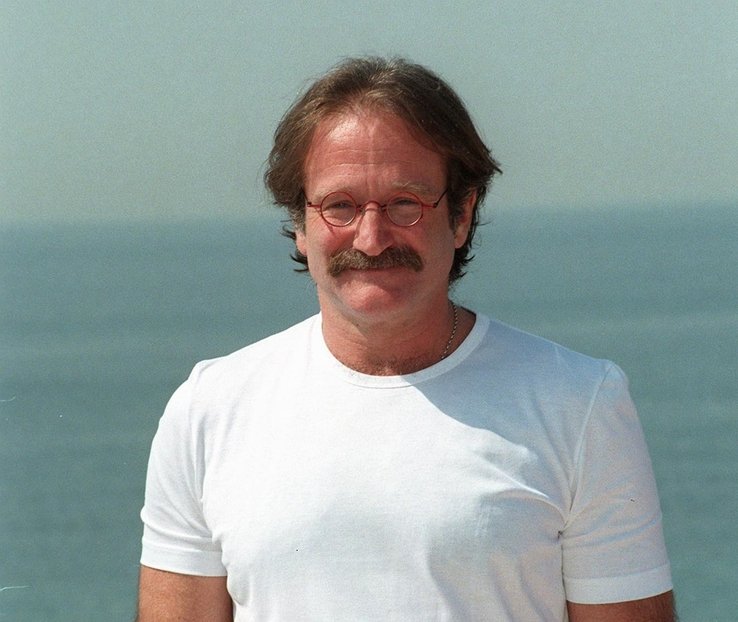 ROBIN WILLIAMS at the 1997 Cannes Film Festival.