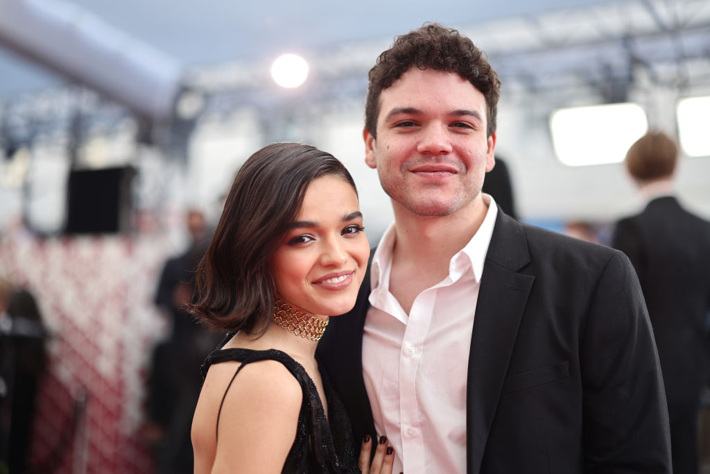 Rachel Zegler and Josh Andrés Rivera