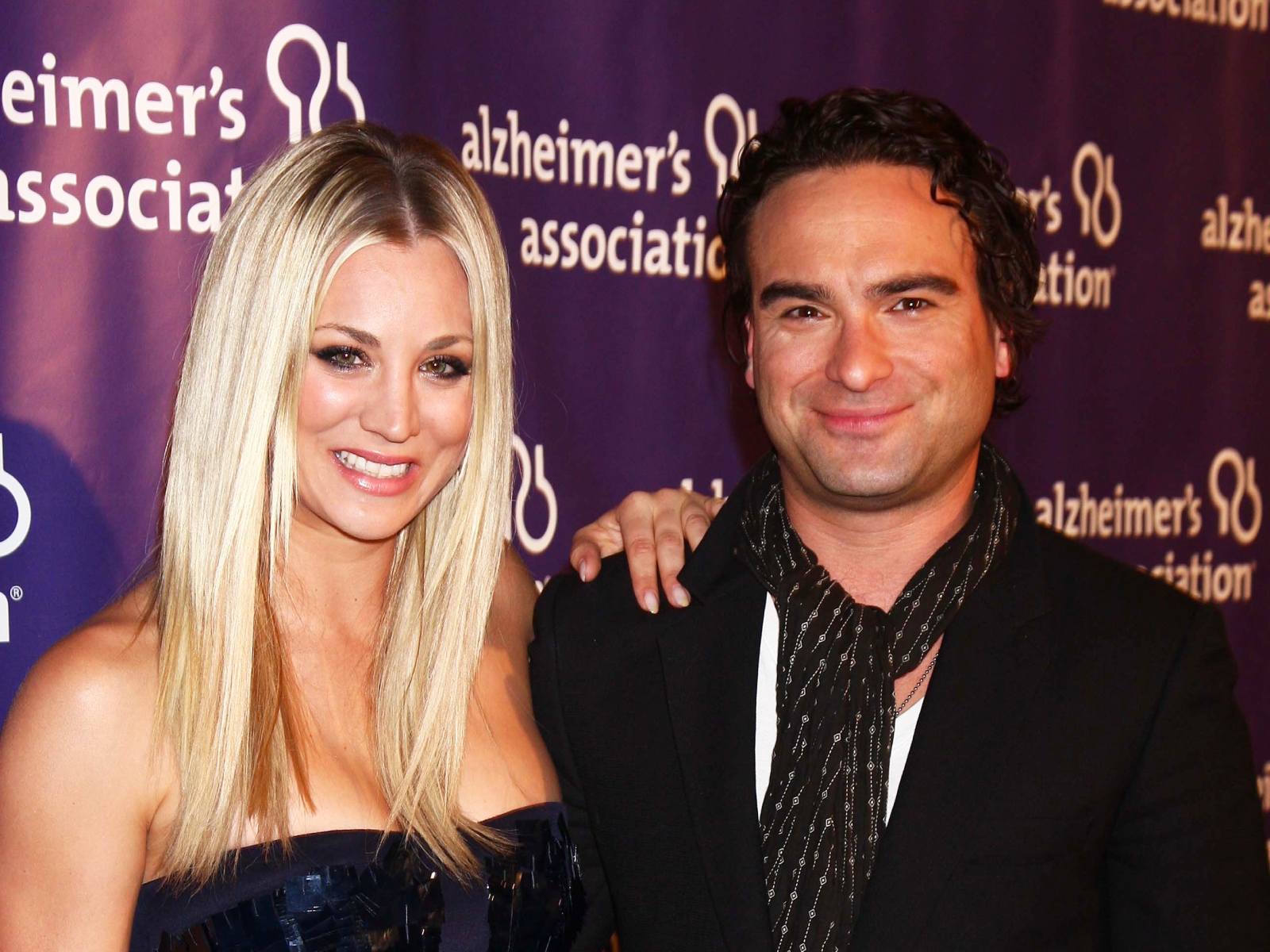 Kaley Cuoco and Johnny Galecki