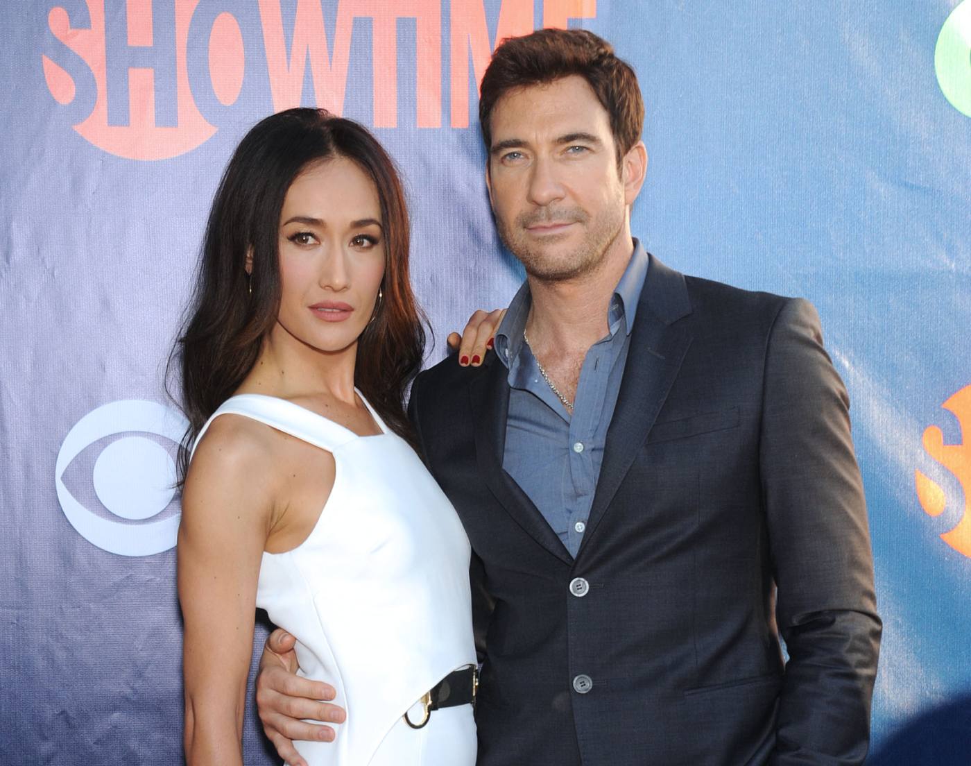 Maggie Q and Dylan McDermott