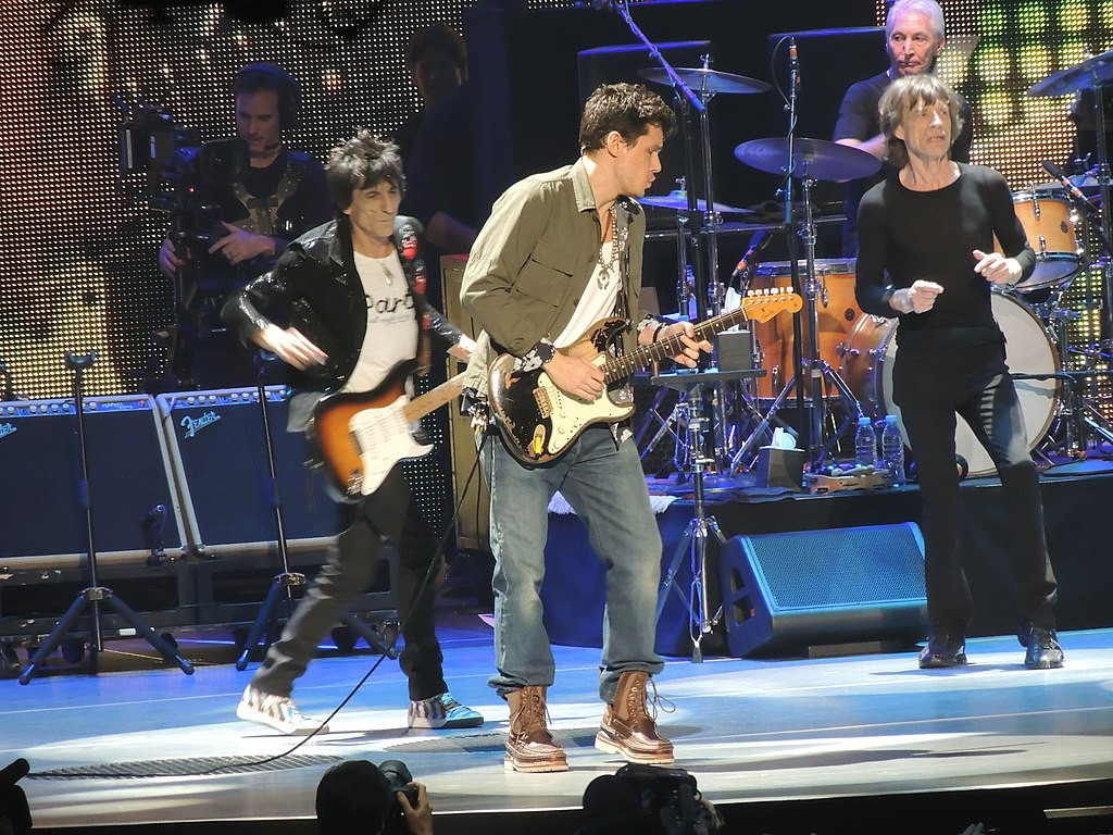 The Rolling Stones with John Mayer at the Prudential Center.