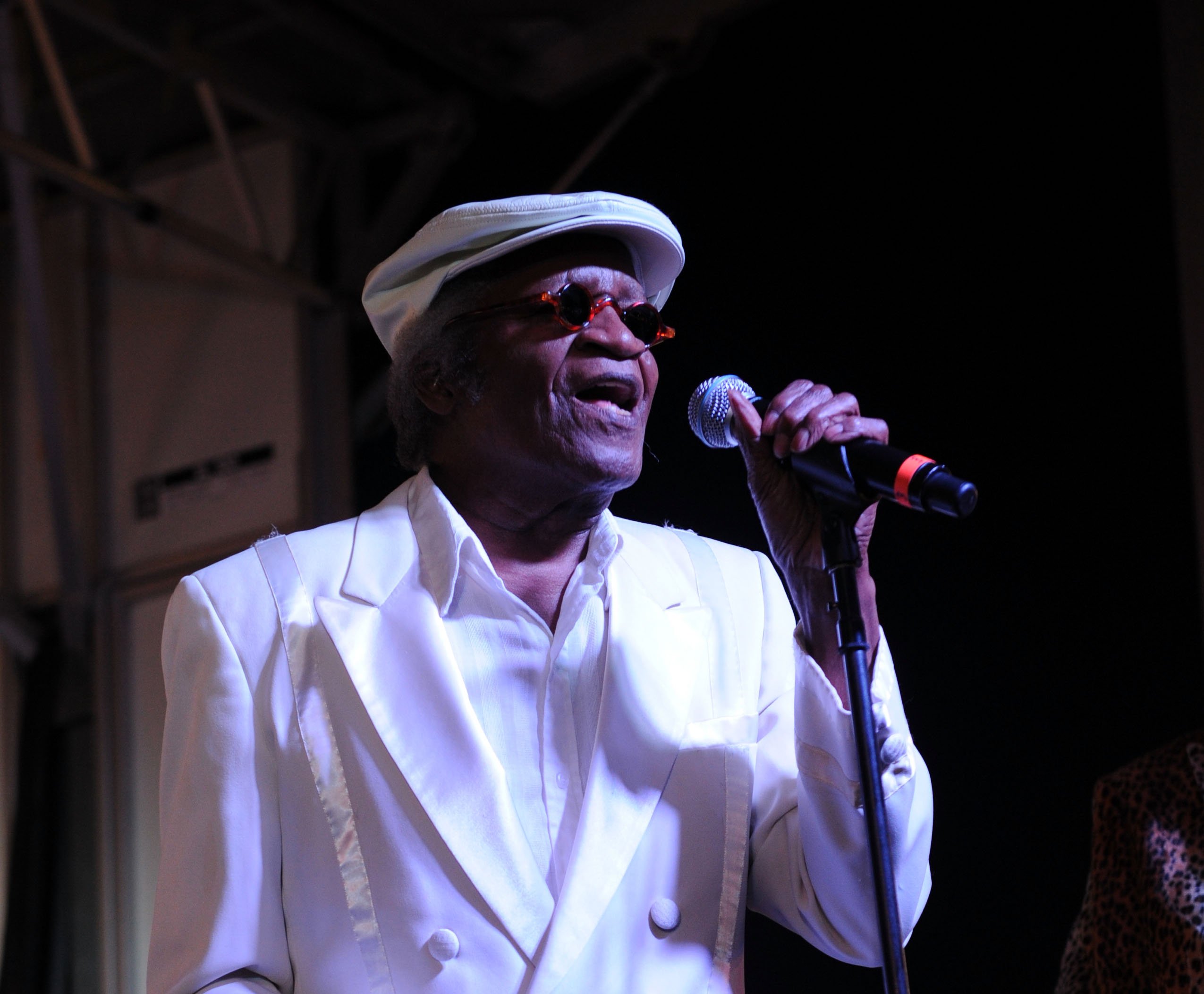 Singer Bobby Lewis performs onstage at the Cousin Brucie's First Annual Palisades Park Reunion