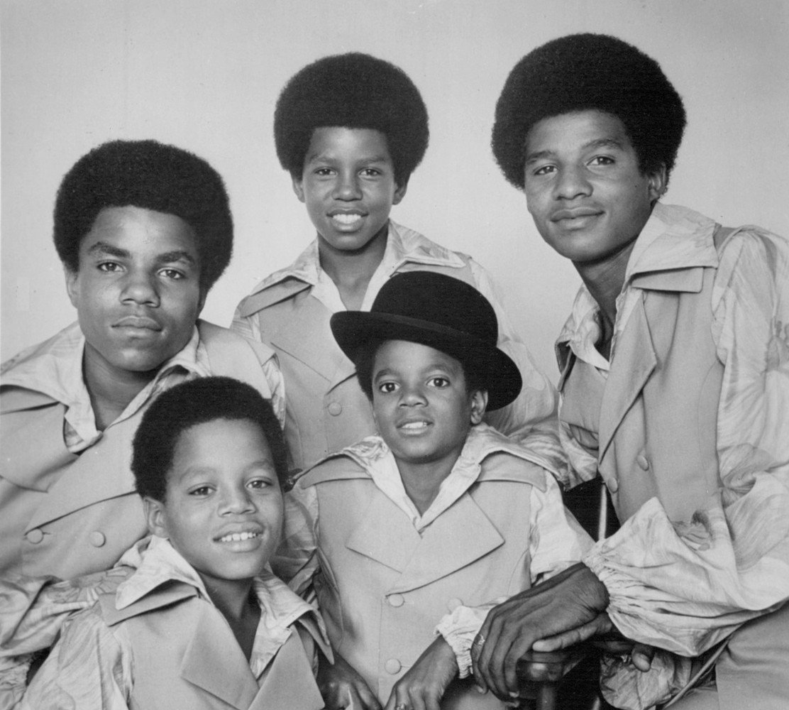 Grayscale Photo of the Jackson on The Ed Sullivan Show.