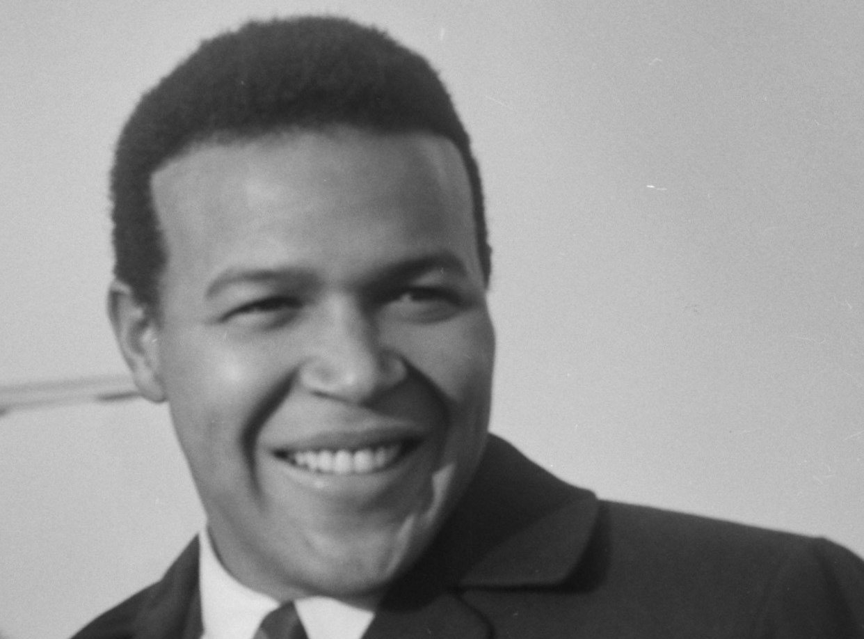 Grayscale Portrait Photo of Chubby Checker in Holland, 23 Dec. 1964