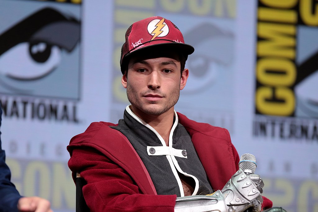 Ezra Miller speaking at the 2017 San Diego Comic Con International