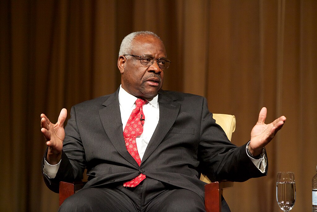 Justice Clarence Thomas speaks at the Library of Congress