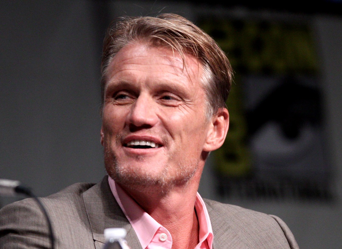 Dolph Lundgren speaking at the 2012 San Diego Comic-Con International