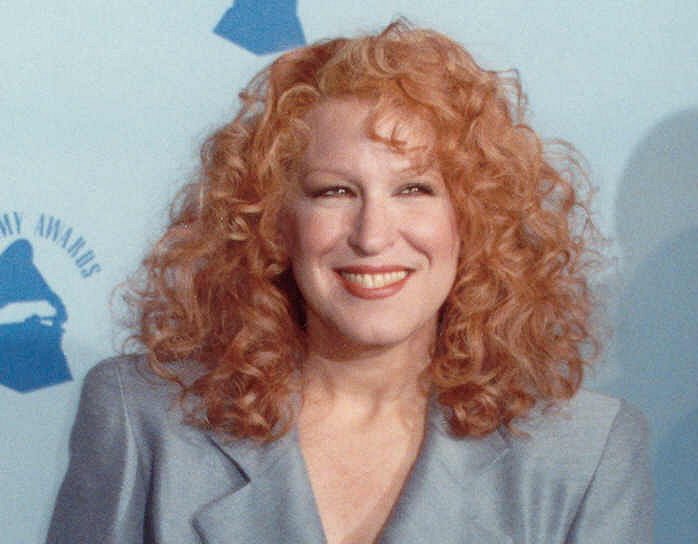 Portrait Photo of Bette Midler backstage at the Grammy Awards