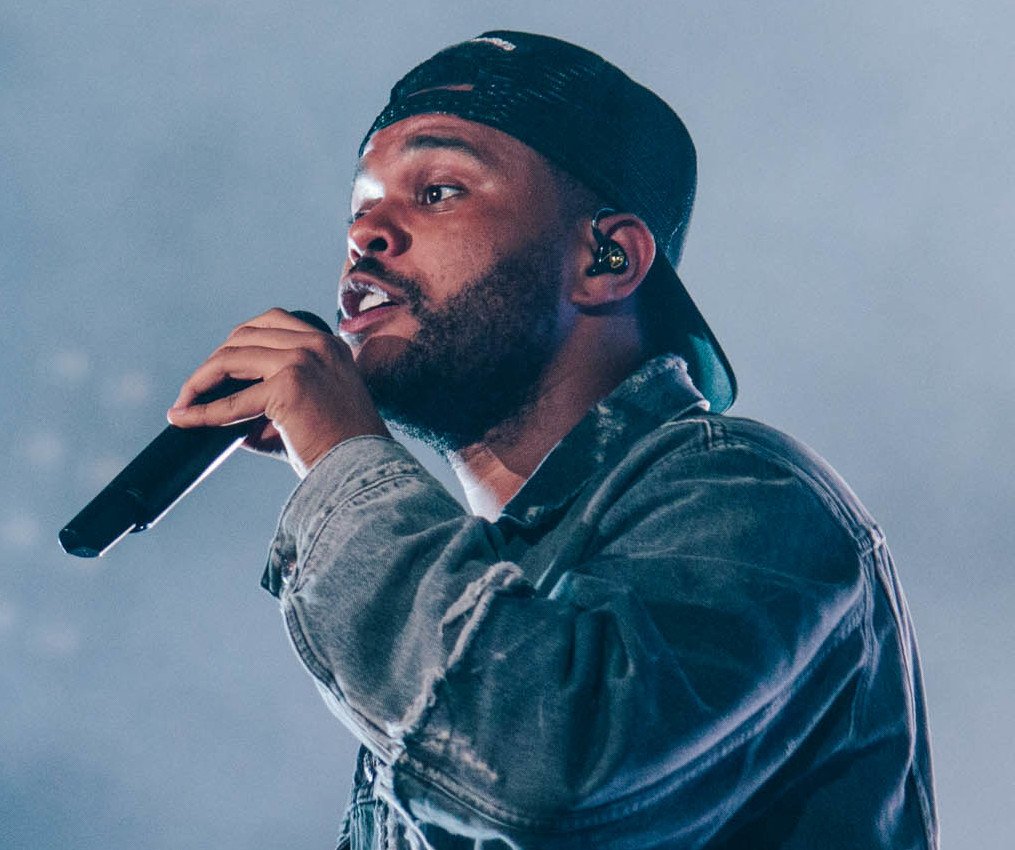 Portrait Photo of  The Weeknd performing live in July 2018