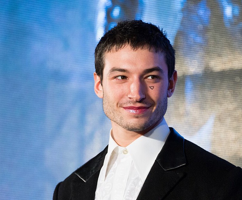 Ezra Miller at the Justice League Japan Premiere Red Carpet