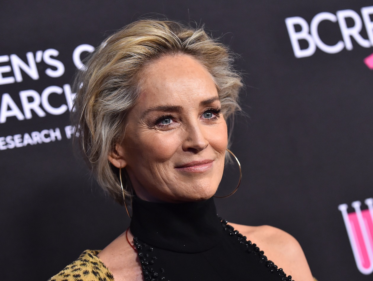 Sharon Stone arrives to