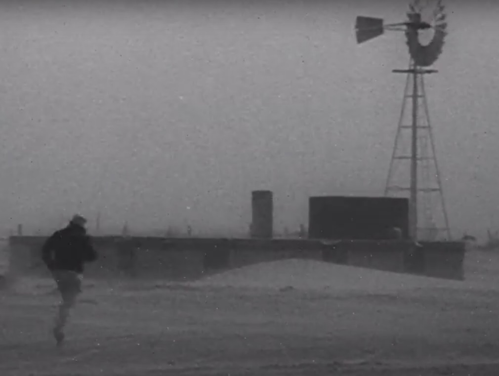 Screenshot from the American television documentary miniseries The Dust Bowl (2012)