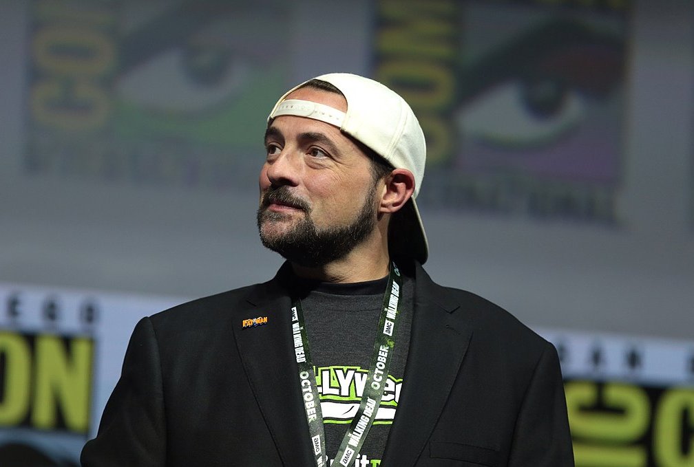Kevin Smith speaking at the 2018 San Diego Comic Con International