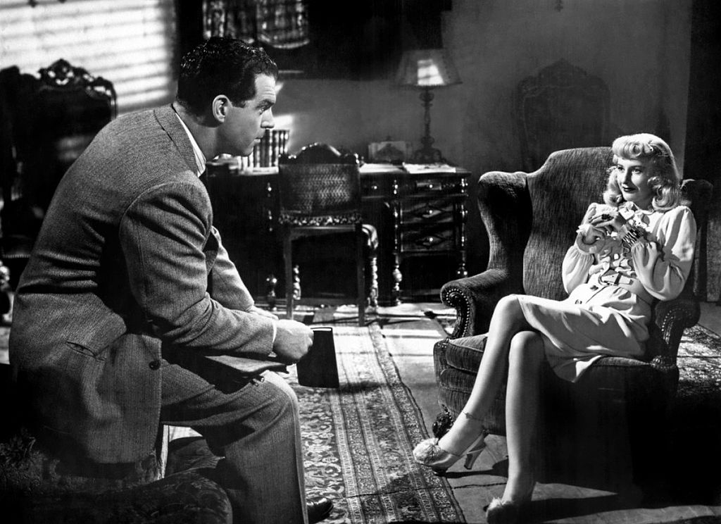 Promotional still from the 1944 film Double Indemnity