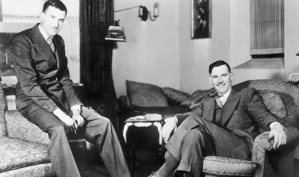 John Huston and Walter Huston 1932