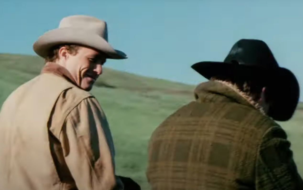 Screenshot from the movie Brokeback Mountain (2005)