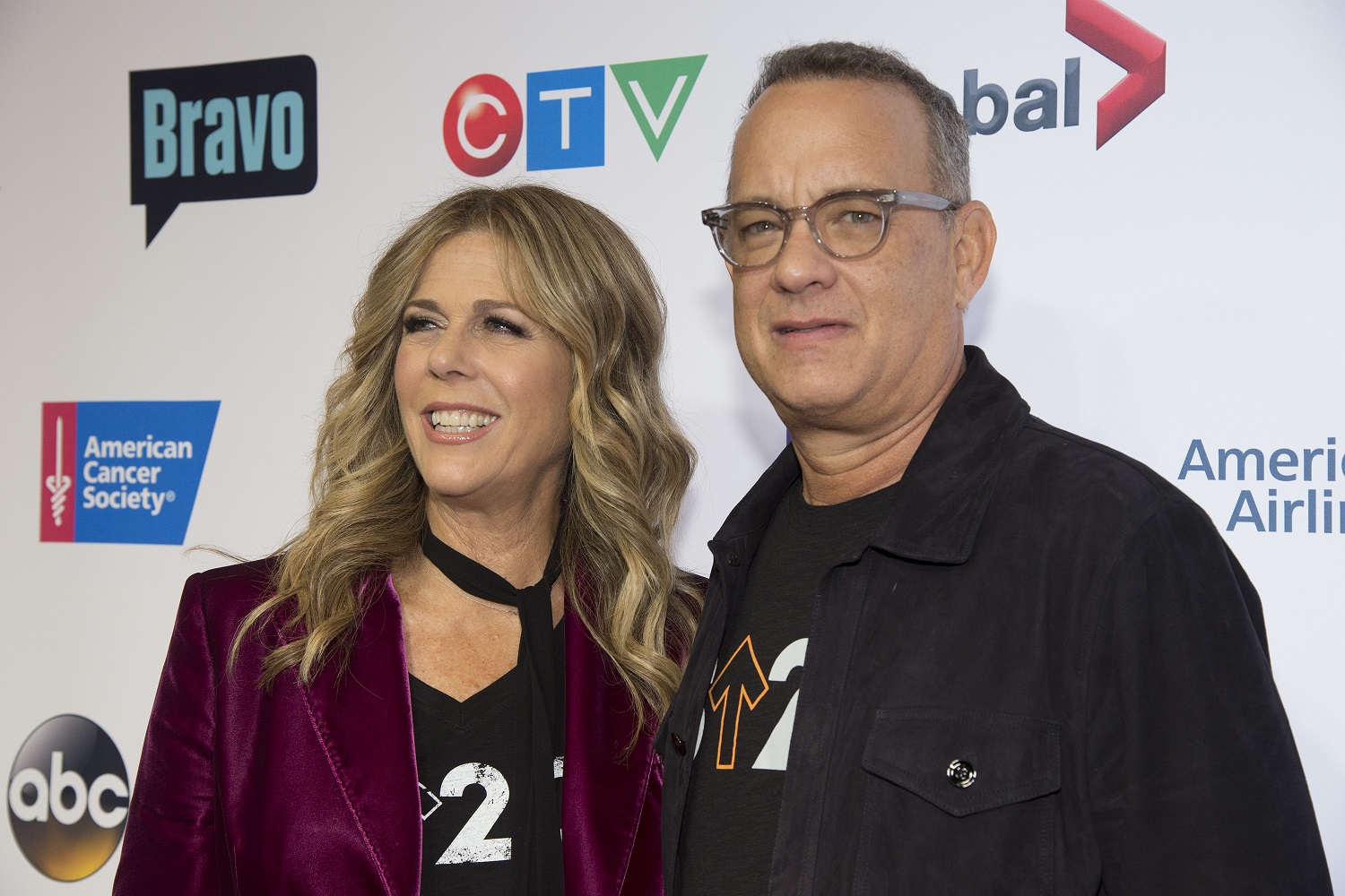 RITA WILSON, TOM HANKS at STAND UP TO CANCER - 2016