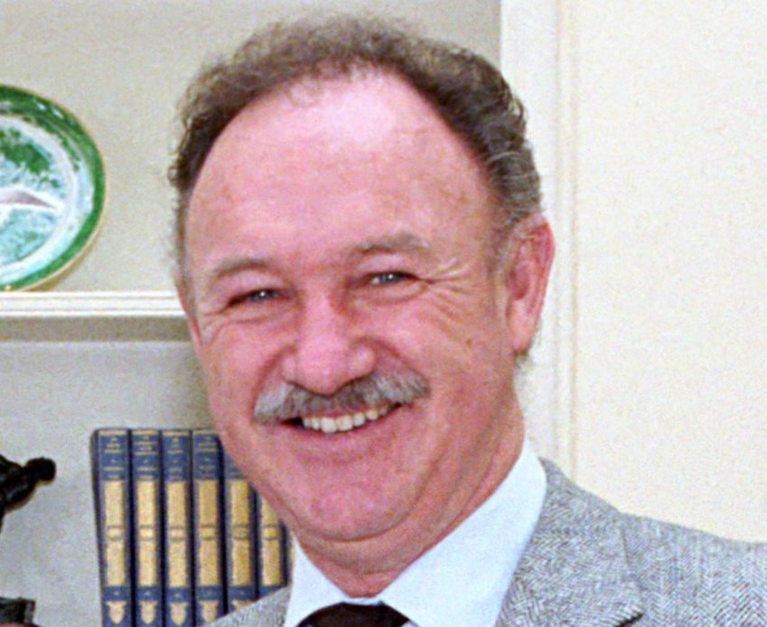 Portrait Photo of the Actor Gene Hackman at the Oval Office