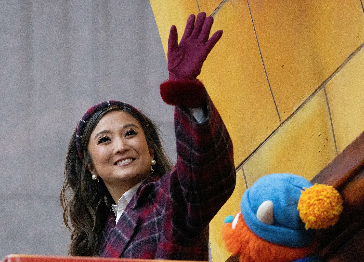 Ashley Park at Thanksgiving Day Parade 2023
