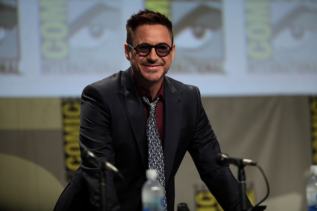 Robert Downey, Jr. speaking at the 2014 San Diego Comic Con International