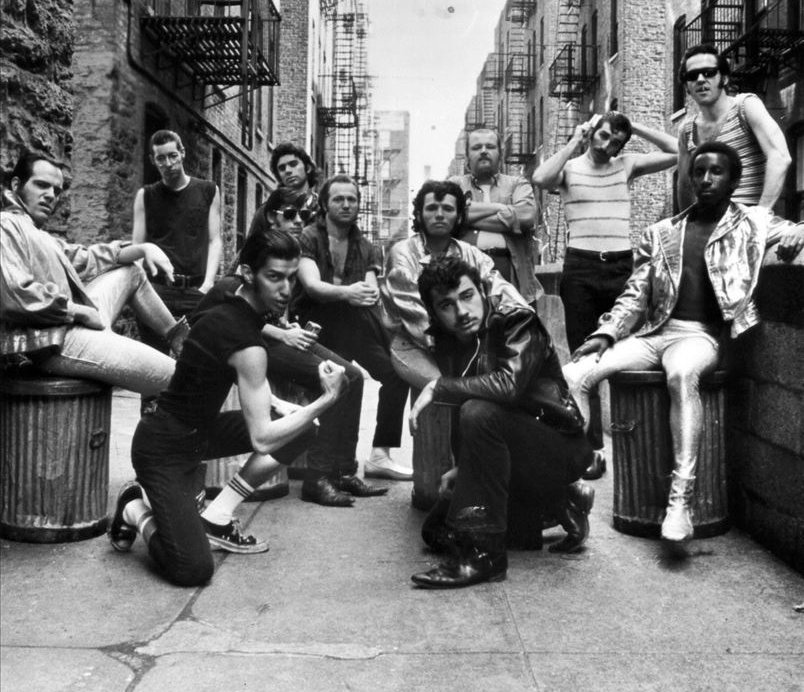 Grayscale Portrait Photo of the members of Sha Na Na