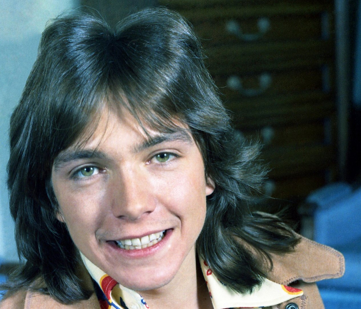 Portrait Photo of David Cassidy, smiling, facing the camera