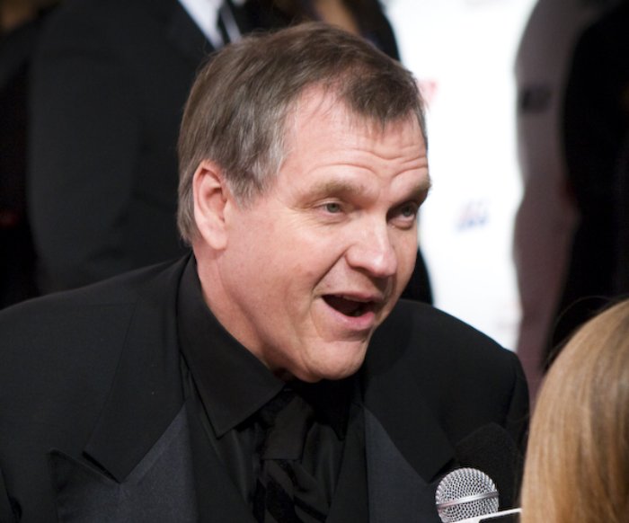Portrait Photo of the American Singer Meat Loaf in a dark suit