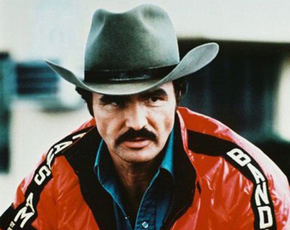 Portrait Photo of  Burt Reynolds in the Red Smokey and the Bandit jacket