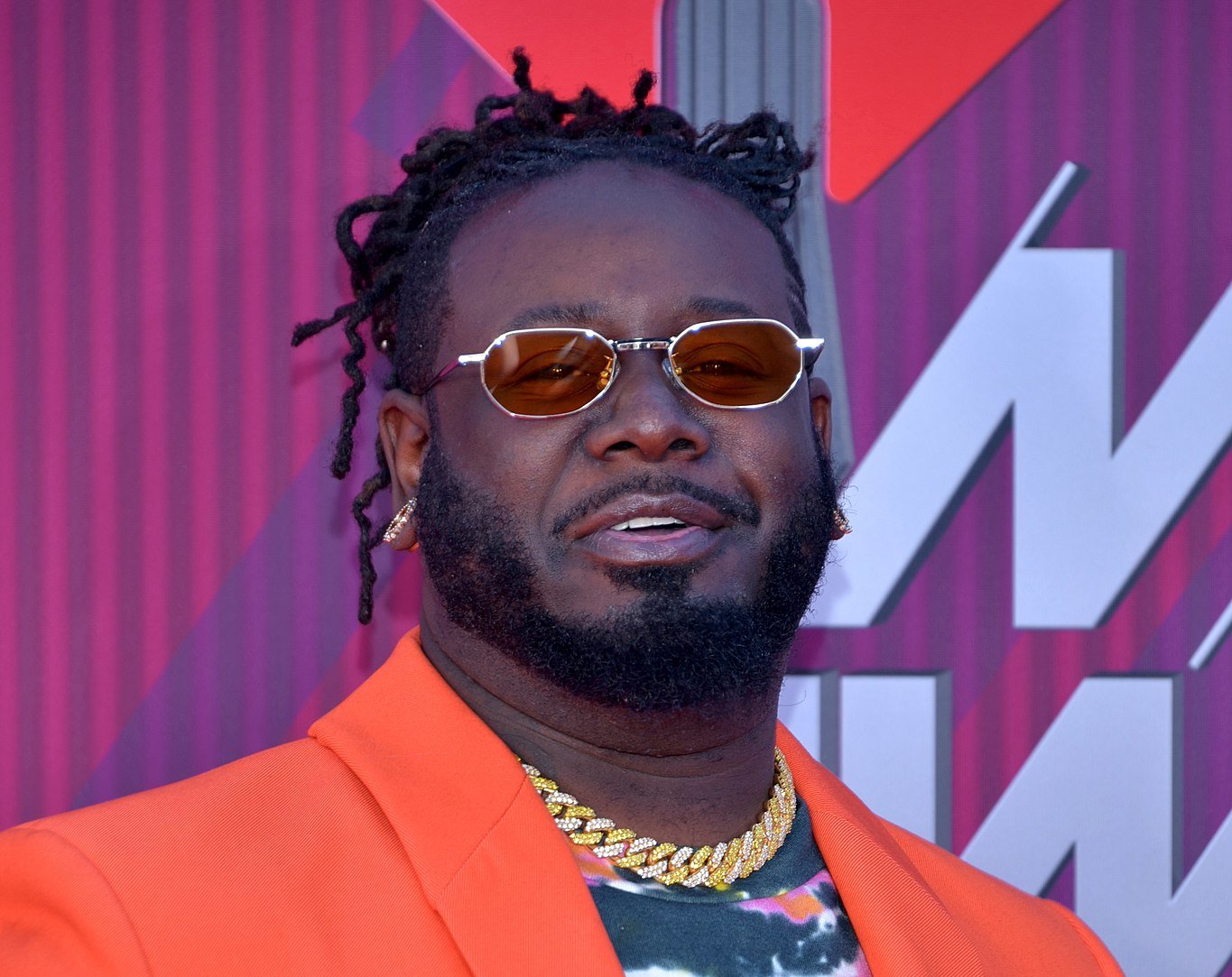 Portrait Photo of T-Pain at the iHeartRadio Music Awards