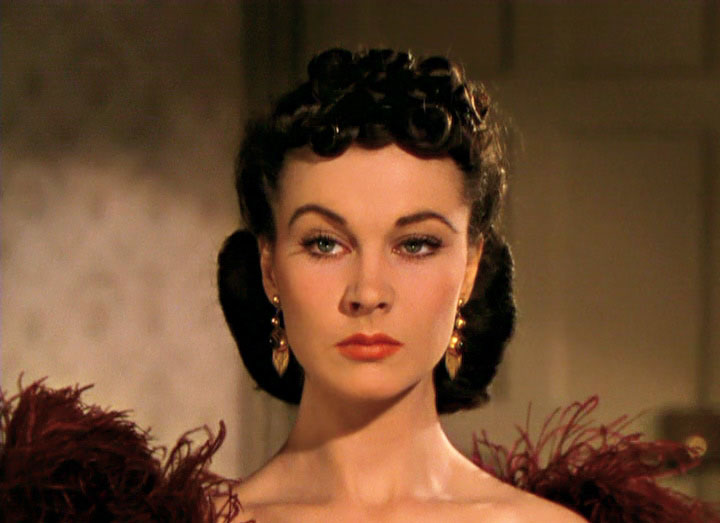 Screenshot of Vivien Leigh from  the film Gone with the Wind