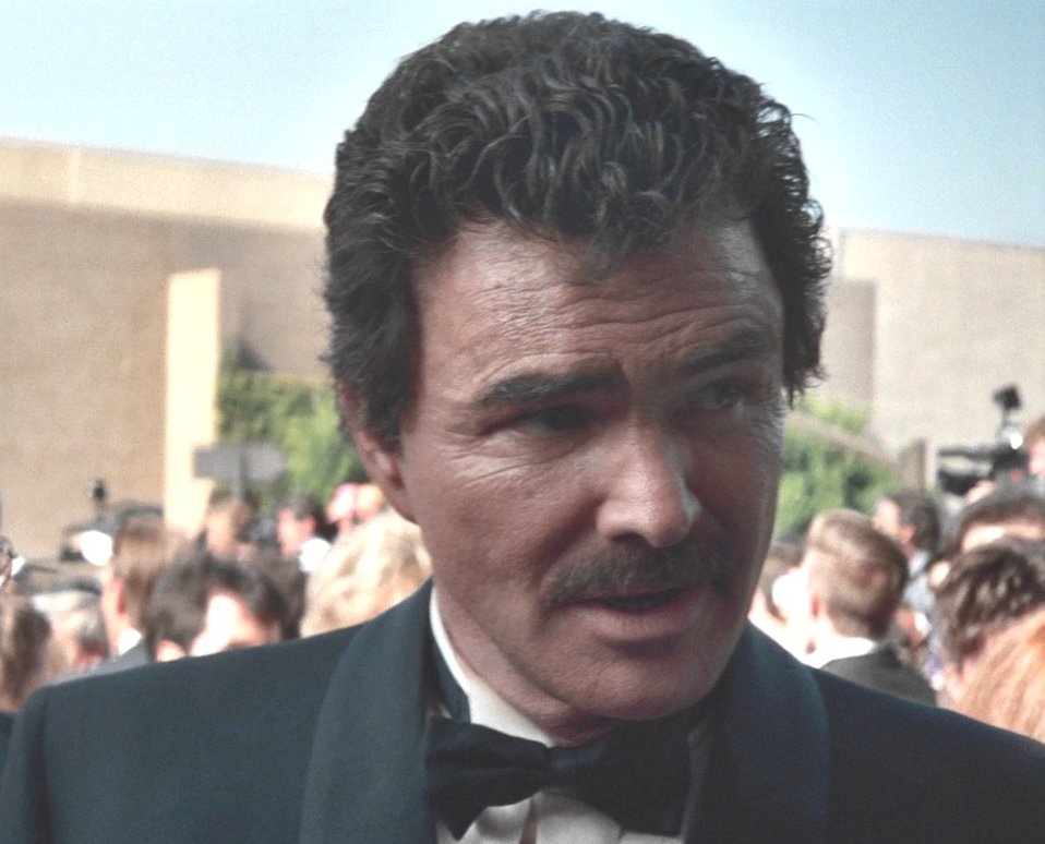 Portrait Photo of Burt Reynolds Arriving at the 1991 Emmy Awards