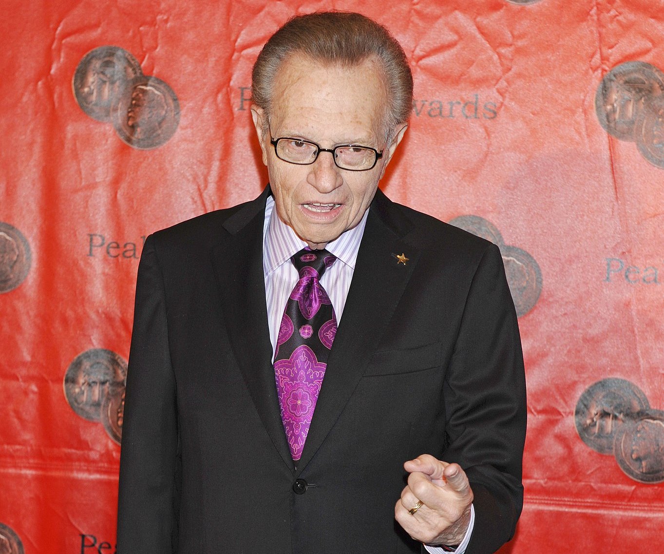 Larry King at the 70th Annual Peabody Awards