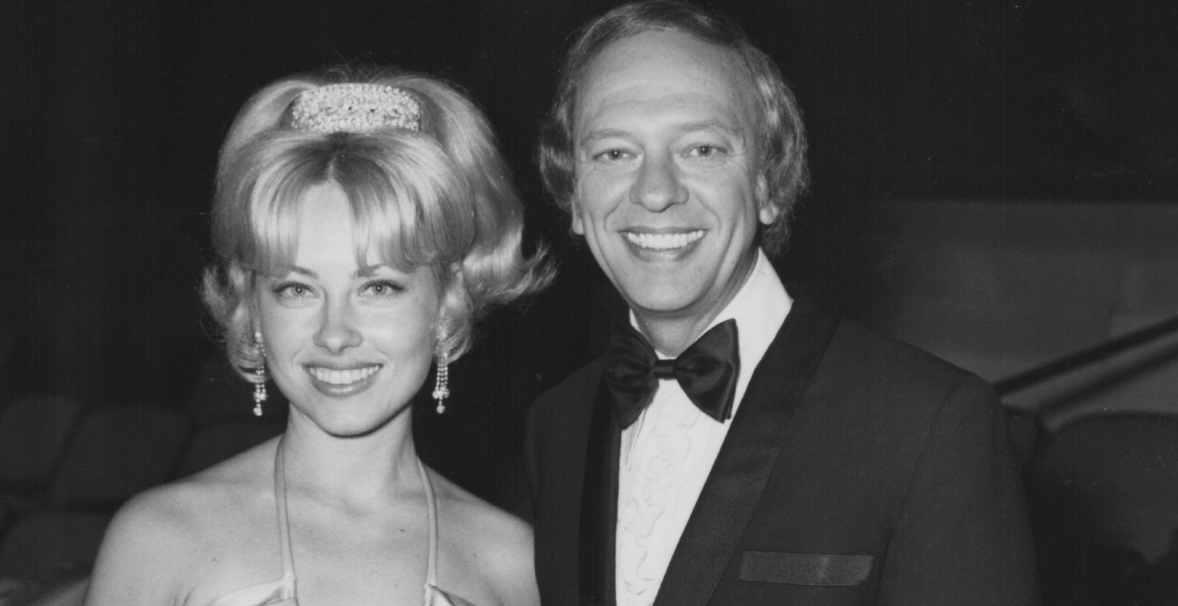Actor Don Knotts with his wife Loralee Czuchna, attending the Los Angeles Television Awards, 1975