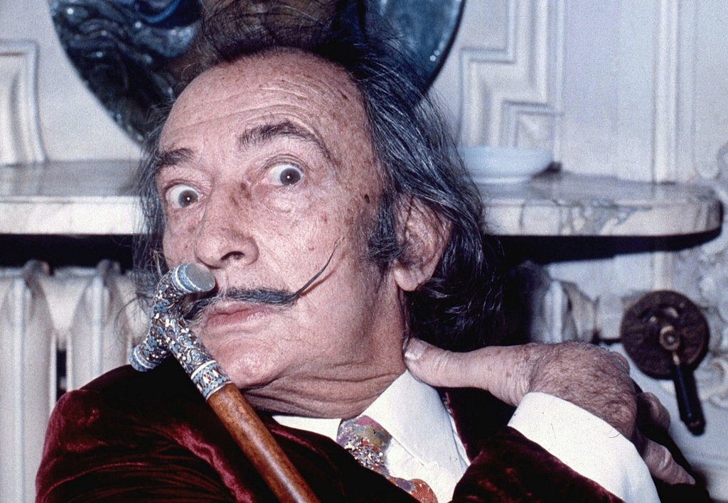 Portrait of Salvador Dali