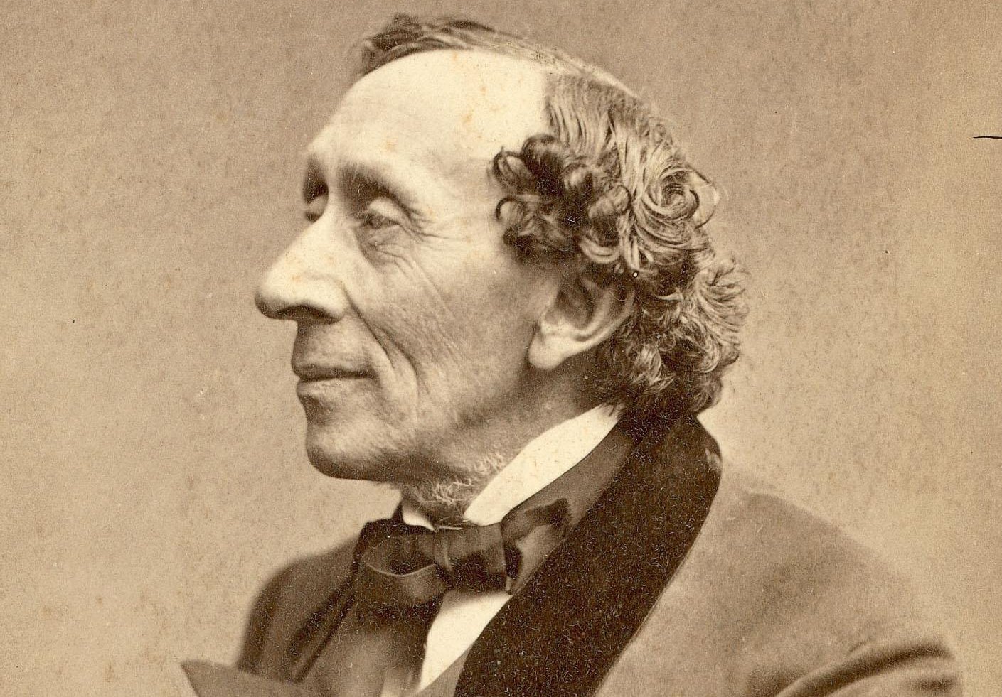 A portrait of Hans Christian Andersen