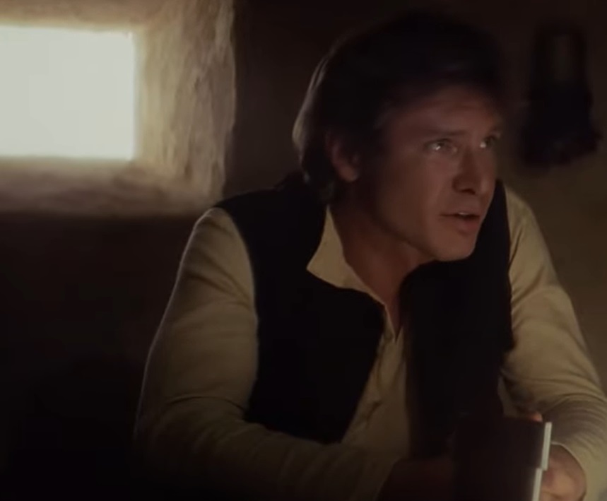 Screenshot from the movie Star Wars: Episode IV – A New Hope (1977)